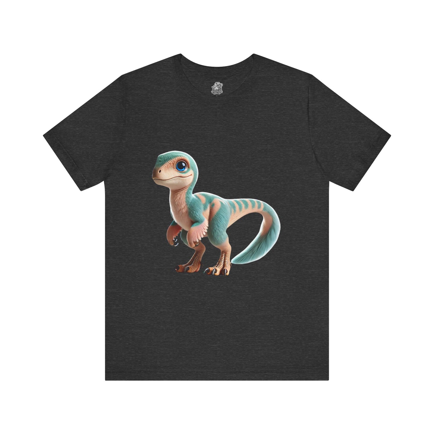 Pastel Velociraptor - Unisex Jersey Short Sleeve Tee Super Comfy Dino T-Shirt Gift