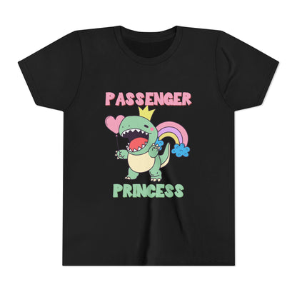 Passenger Princess Rex Youth Size T-Shirt for kids who love dinosaurs