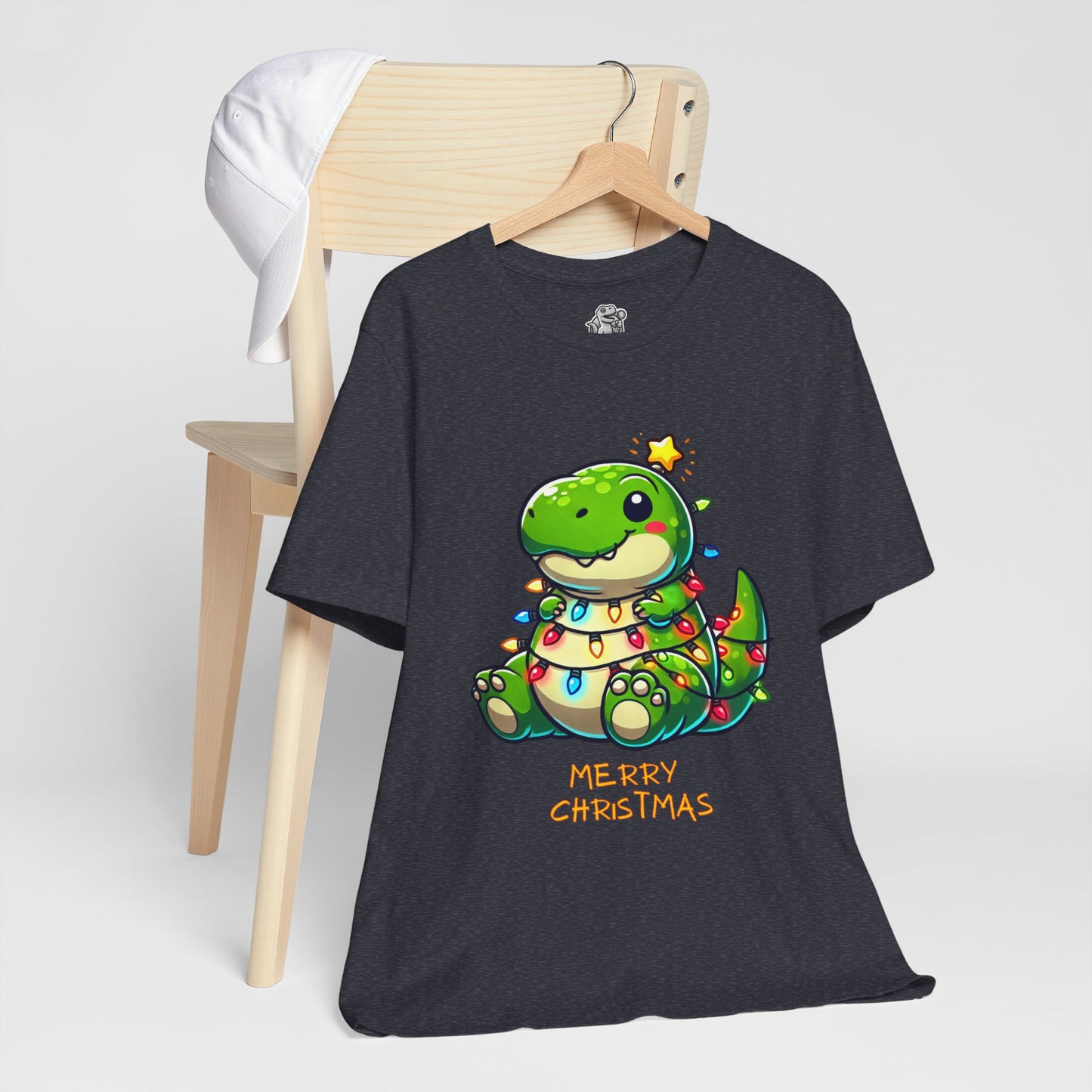 Merry Christmas - Tree Rex Larry- Unisex Jersey Short Sleeve Tee Super Comfy Dino T-Shirt Gift