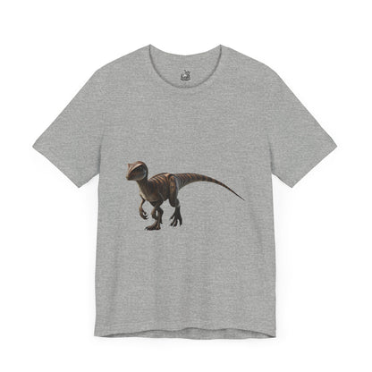 Playful Velociraptor  - Unisex Jersey Short Sleeve Tee Super Comfy Dino T-Shirt Gift