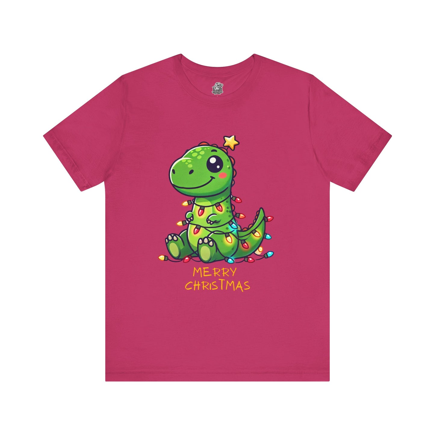 Merry Christmas - Tree Rex Steve - Unisex Jersey Short Sleeve Tee Super Comfy Dino T-Shirt Gift