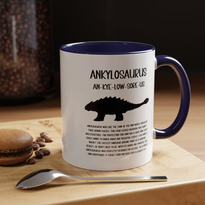 Ankylosaurus Mug with Detailed Black Graphic Amazing Gift for the Dino Lovers in your life