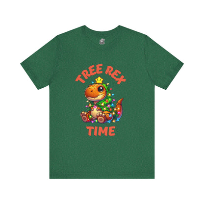 Tree Rex Time Christmas Kevin - Unisex Jersey Short Sleeve Tee Super Comfy Dino T-Shirt Gift