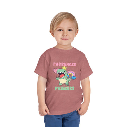 Passenger Princess Rex Toddler Size T-Shirt for kids who love dinosaurs