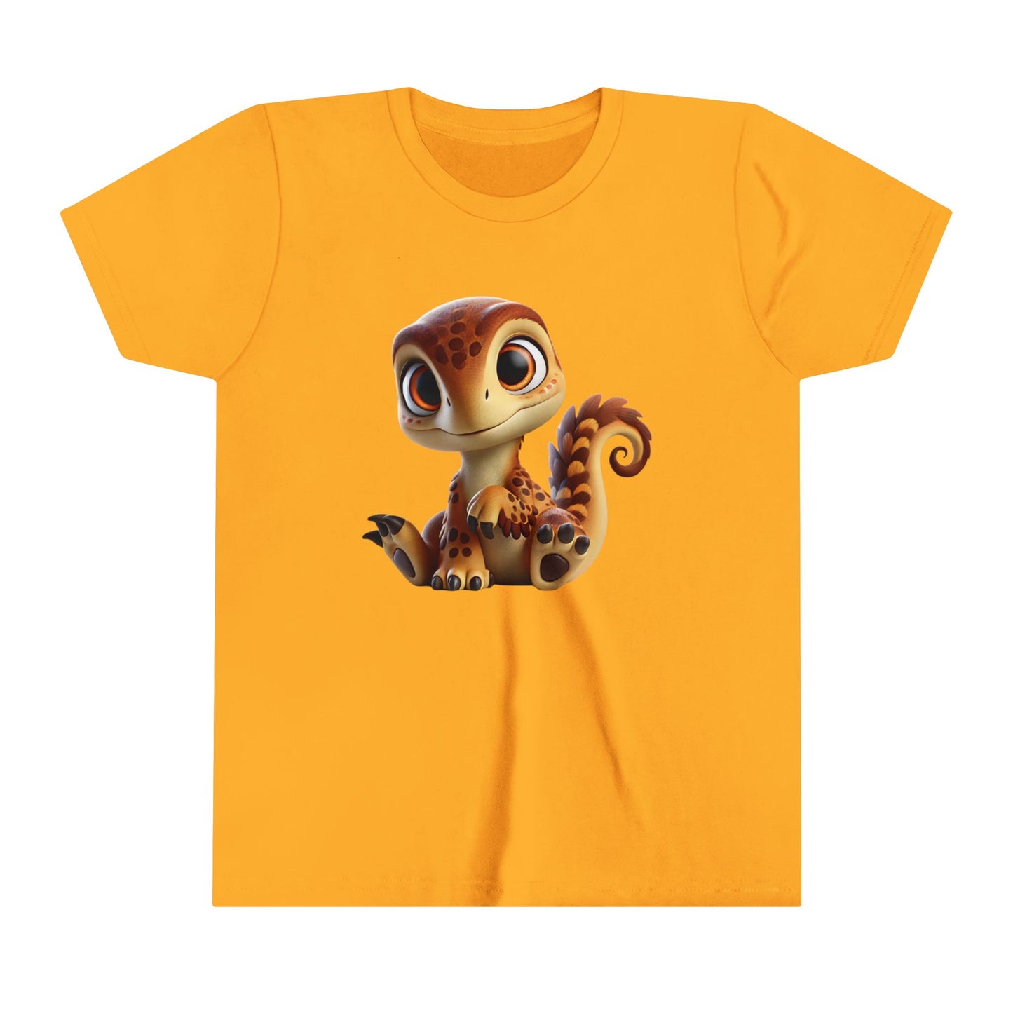 Youth Adorable Baby Dino Plush with Big Eyes – Perfect Gift for Dino Lovers! - Unisex Jersey Short Sleeve Tee Super Comfy Dino T-Shirt Gift