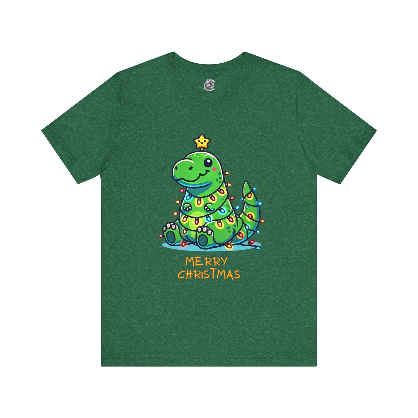 Merry Christmas - Tree Rex Jerry - Unisex Jersey Short Sleeve Tee Super Comfy Dino T-Shirt Gift