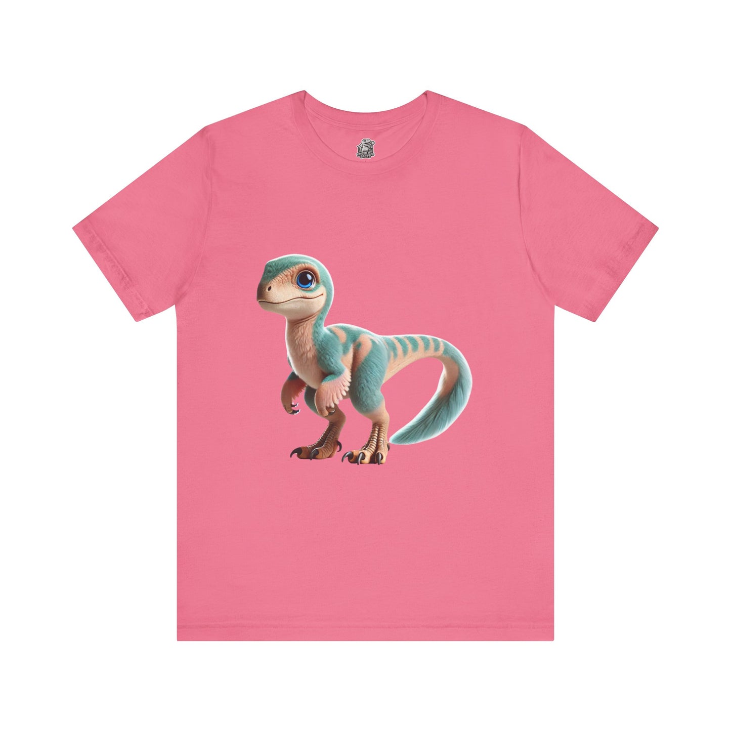 Pastel Velociraptor - Unisex Jersey Short Sleeve Tee Super Comfy Dino T-Shirt Gift