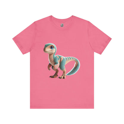 Pastel Velociraptor - Unisex Jersey Short Sleeve Tee Super Comfy Dino T-Shirt Gift