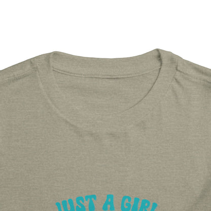 Just a Girl Who Loves Dinosaurs Toddler Size T-Shirt Stem children who Love Dinosaurs Tshirts