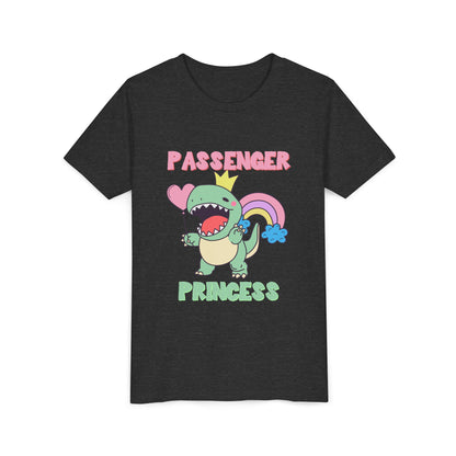 Passenger Princess Rex Youth Size T-Shirt for kids who love dinosaurs
