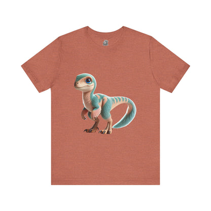 Pastel Velociraptor - Unisex Jersey Short Sleeve Tee Super Comfy Dino T-Shirt Gift