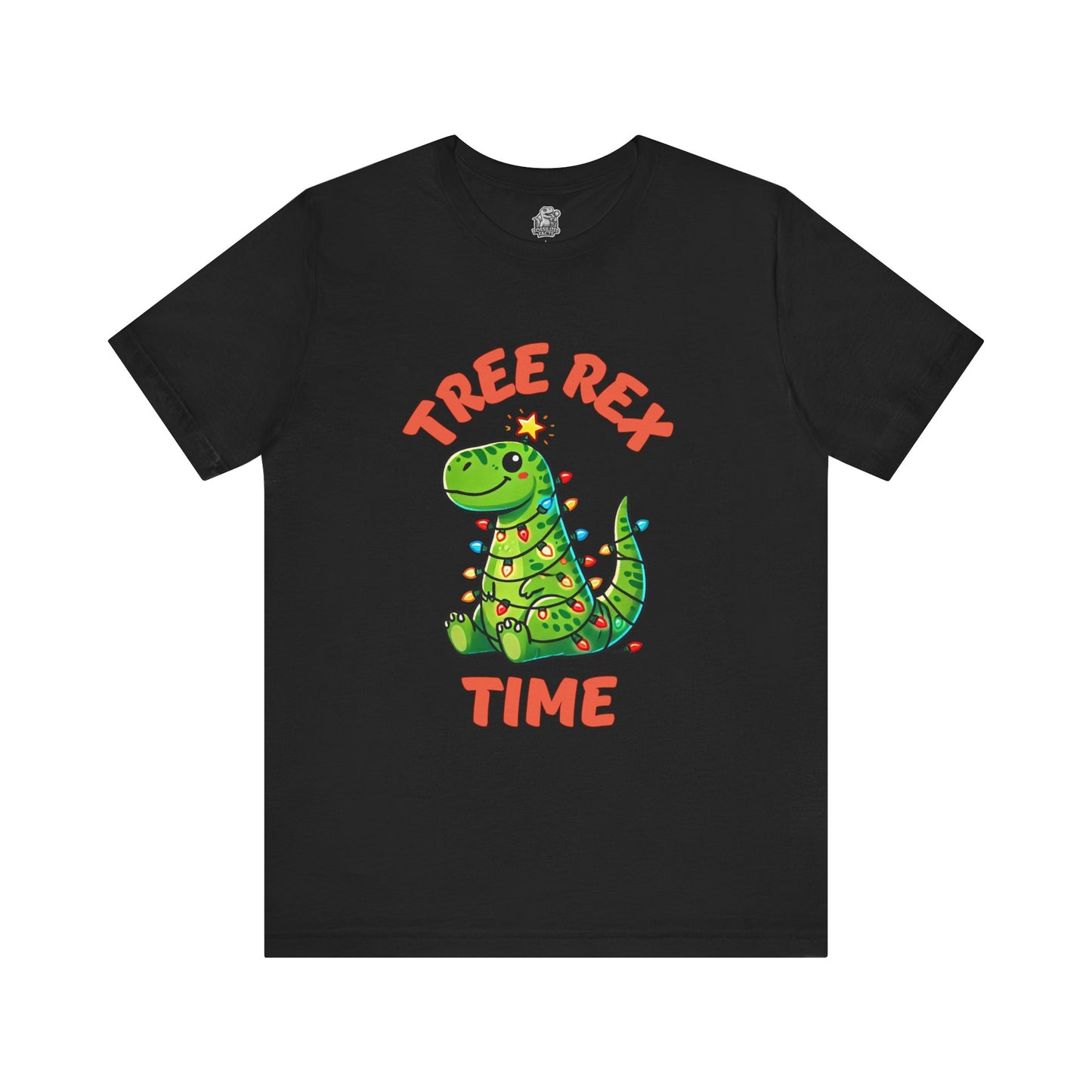 Tree Rex Time Christmas Devan - Unisex Jersey Short Sleeve Tee Super Comfy Dino T-Shirt Gift