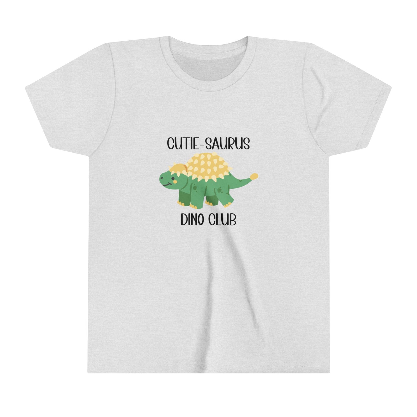 Ankylosaurus Cutie Saurus Dino Club Green - Black Graphic - Unisex Jersey Short Sleeve Tee Super Comfy Dino T-Shirt Gift