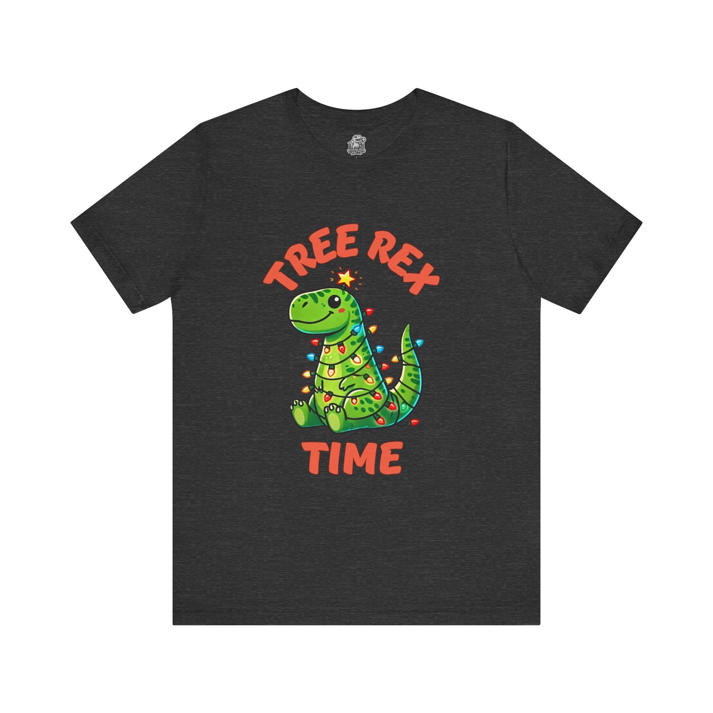 Tree Rex Time Christmas Devan - Unisex Jersey Short Sleeve Tee Super Comfy Dino T-Shirt Gift