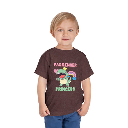 Passenger Princess Rex Toddler Size T-Shirt for kids who love dinosaurs