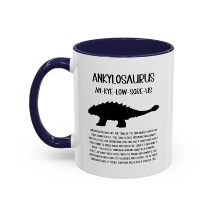 Ankylosaurus Mug with Detailed Black Graphic Amazing Gift for the Dino Lovers in your life