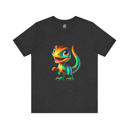 Cutie Raptor- Unisex Jersey Short Sleeve Tee Super Comfy Dino T-Shirt Gift