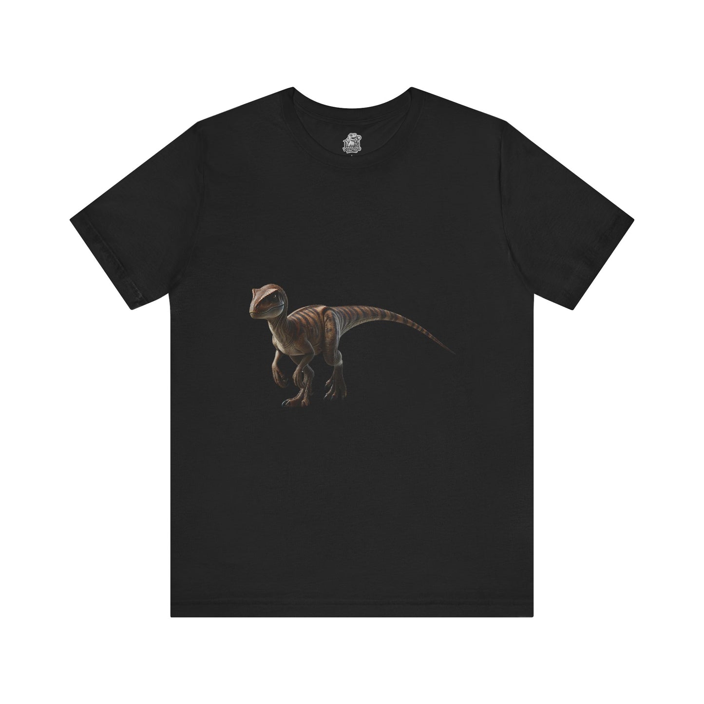 Playful Velociraptor  - Unisex Jersey Short Sleeve Tee Super Comfy Dino T-Shirt Gift