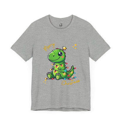 Tree Rex Merry Christmas Steve - Unisex Jersey Short Sleeve Tee Super Comfy Dino T-Shirt Gift