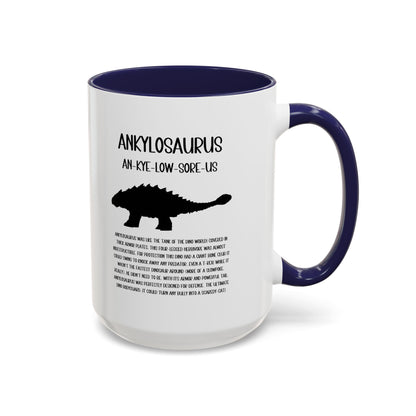 Ankylosaurus Mug with Detailed Black Graphic Amazing Gift for the Dino Lovers in your life