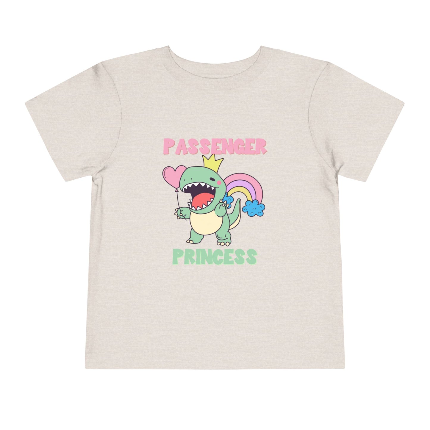 Passenger Princess Rex Toddler Size T-Shirt for kids who love dinosaurs