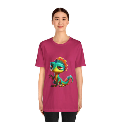 Wait , What Velociraptor- Unisex Jersey Short Sleeve Tee Super Comfy Dino T-Shirt Gift