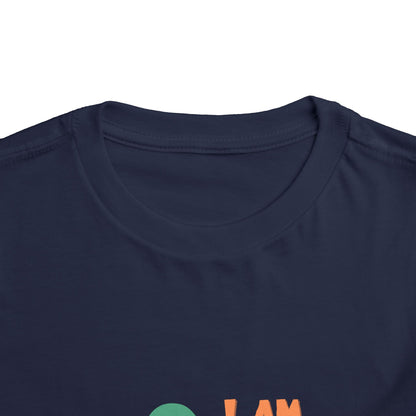 I AM TOO CUTE Toddler Size T-Shirt for kids who love dinosaurs