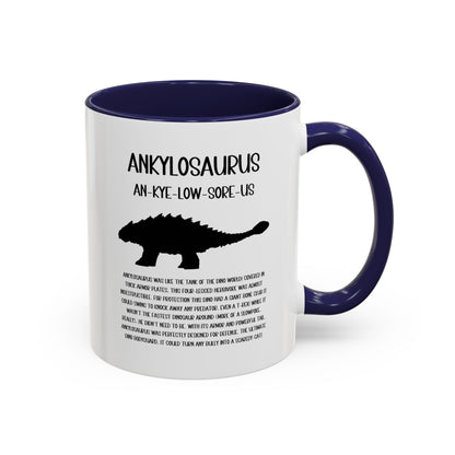 Ankylosaurus Mug with Detailed Black Graphic Amazing Gift for the Dino Lovers in your life