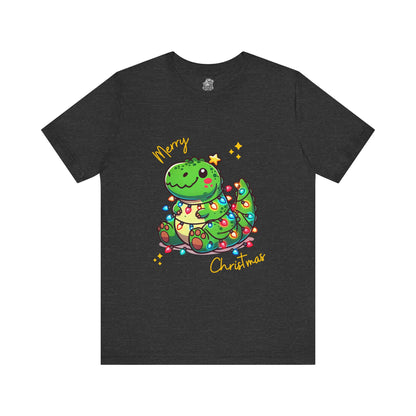 Tree Rex Merry Christmas Kerry - Unisex Jersey Short Sleeve Tee Super Comfy Dino T-Shirt Gift