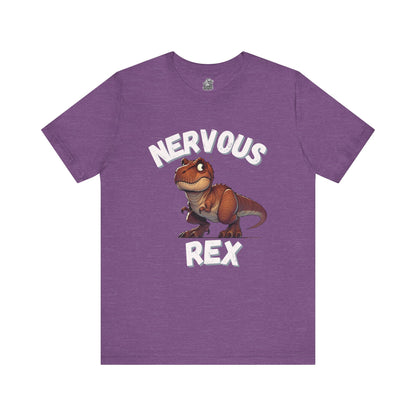 Tough and Nervous Rex Unisex T-Shirt – Funny & Adorable Unisex Dino Tee for Every Occasion