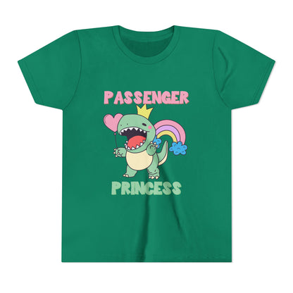 Passenger Princess Rex Youth Size T-Shirt for kids who love dinosaurs