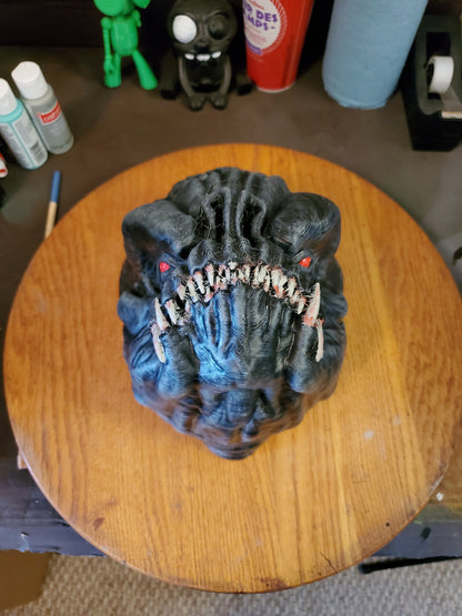 Dark Series Rancor Head Wall Mount - Unique Sci-Fi Home Decor for Star Wars Fan - Cool Gift for Geeks & Nerds