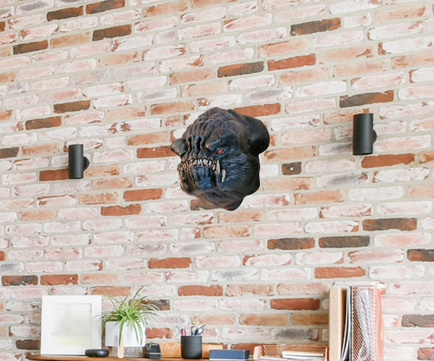 Dark Series Rancor Head Wall Mount - Unique Sci-Fi Home Decor for Star Wars Fan - Cool Gift for Geeks & Nerds